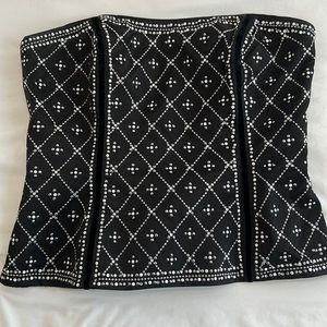 WHBM bustier blouse embellished